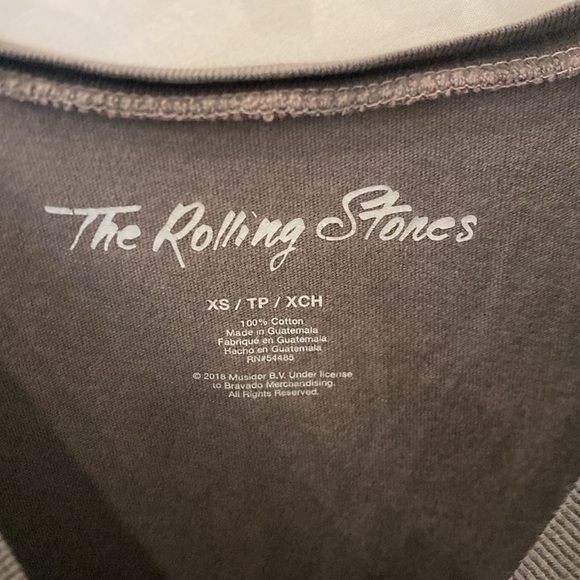 The Rolling Stones Graphic Band Tee distressed Xs - Picture 3 of 5